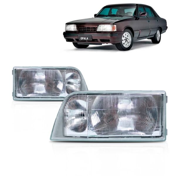 Par Farol Opala/diplomata 1988 A 1992 Cromado