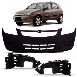 Envolvente Dianteiro Celta 12 A 2014 Prisma Guias 1a Linha  Preto