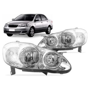 Par Farol Toyota Corolla 2003 2004 2005 2006 2007 2008 Direito E Esquerdo