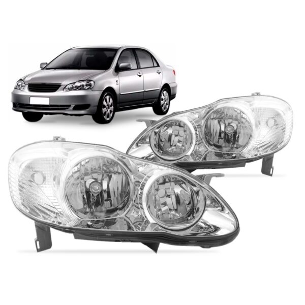 Par Farol Toyota Corolla 2003 2004 2005 2006 2007 2008 Direito E Esquerdo