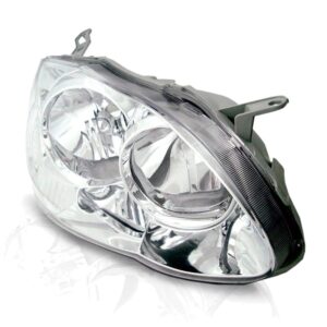 Par Farol Para Toyota Corolla Ano 2002 2003 A 2004 Cromado