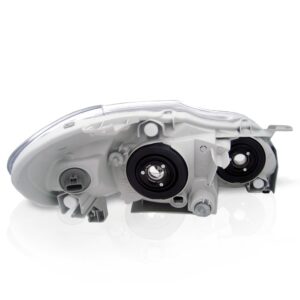 Par Farol Para Toyota Corolla Ano 2002 2003 A 2004 Cromado