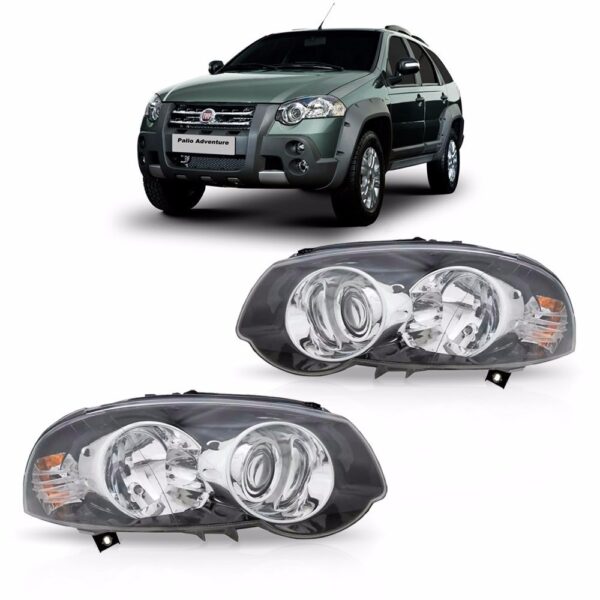 Par Farol Strada 2010 2011 Locker Weekend Mascara Negra. - Direito E Esquerdo