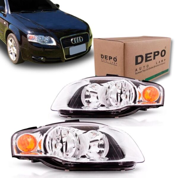 Par Farol Audi A4 2004 2005 2006 2007 Pisca Ambar Direito E Esquerdo