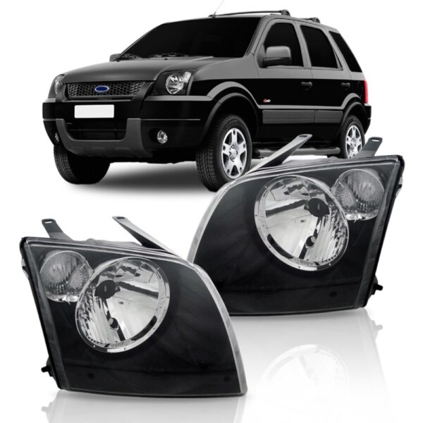 Par Farol Ecosport 2004 2005 2006 2007 Pisca Cristal Direito E Esquerdo