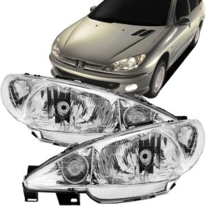 Par Farol Peugeot 206 04 05 06 07 08 09 10 Eletrico