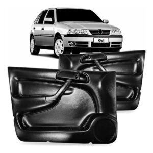 Par Forro Porta Dianteiro Gol Parati Saveiro 4pts Preto