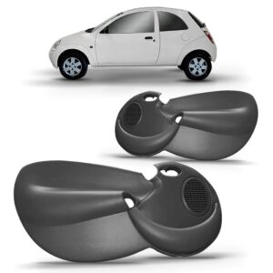 Par Forro Porta Ford Ka 1997 A 2007 Manual E  Eletrico Preto Preto