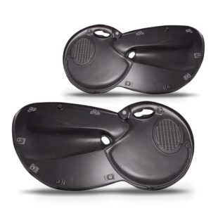 Par Forro Porta Ford Ka 1997 A 2007 Manual E  Eletrico Preto Preto