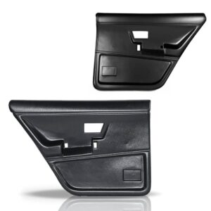 Kit Forro Porta Santana 1985 À 1990 4 Portas Preto Completo