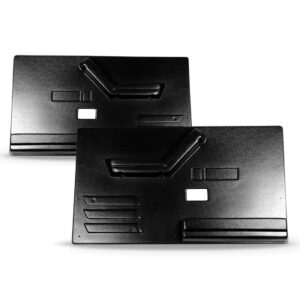 Par Forro Porta D20 Cabina Simples 1993 A 1997 Preto - Preto