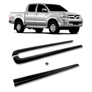 Protetor Borda Lateral Hilux 2005 A 2015 Cabine Dupla+tampa