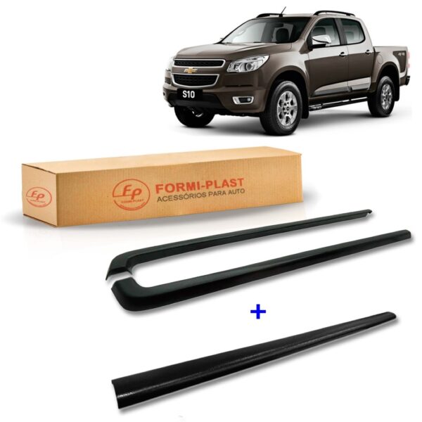 Jogo Protetor Caçamba S10 2013 A 2016 Cabine Dupla Pickup