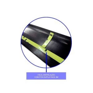 Kit Protetor Borda Lateral E Tampa Traseira L200 Triton