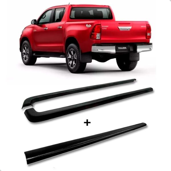Protetor Borda Lateral Hilux 2016 2017 Cabine Dupla E Tampa