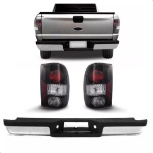 Kit Ranger 98 A 09 Parachoque Cromado + Par Sinaleira Sport