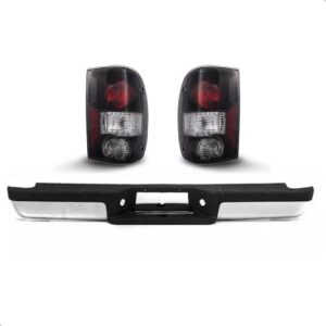 Kit Ranger 98 A 09 Parachoque Cromado + Par Sinaleira Sport