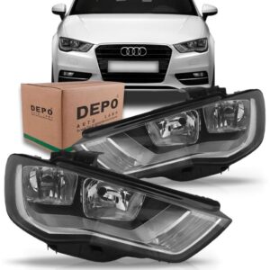 Par Farol Audi A3 2013 2014 2015 Sem Led Direito E Esquerdo