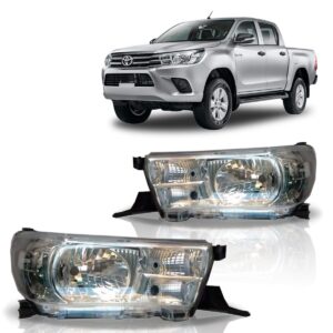 Par Farol Hilux 2016 2017 Toyota Cromado