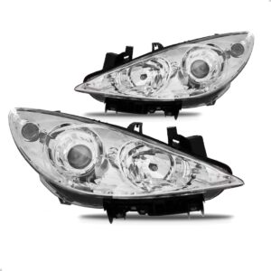Par Farol Peugeot 307 Ano 2007 2008 09 10 2011 Com Auxiliar