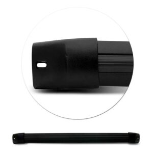 Kit Travessa Bagageiro Jeep Compass Preto + Maleiro 510 L. Preto