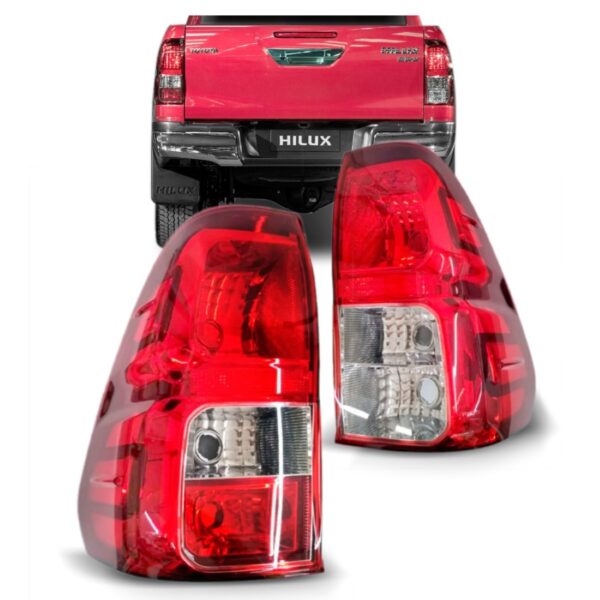 Par Sinaleira Traseira Toyota Hillux 16 2017 2018 New Hilux