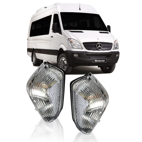 Par Sinaleira Seta Espelho Retrovisor Sprinter 2013 A 2017