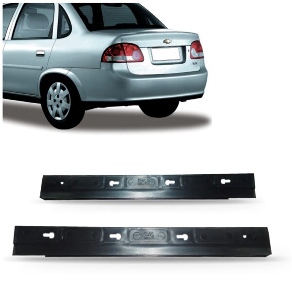 Par Guia Suporte Parachoque Classic 2010 A 2016 Traseiro.