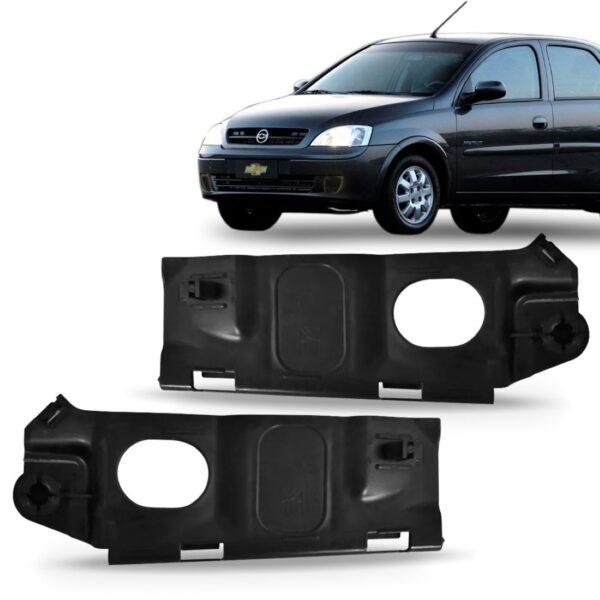 Par Guia Suporte Parachoque Corsa Montana Dianteiro