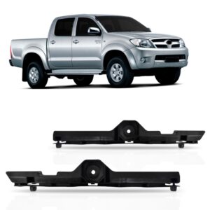 Par Guia Suporte Parachoque Hilux Srv 2005 A 2011 Dianteiro