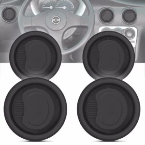 Kit 4 Difusor Saida De Ar Celta Prisma G1 99 00 02 05 Preto