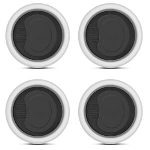 Kit 4 Difusor Saida De Ar Celta Prisma G1 99 00 02 05 Prata