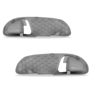 Par Moldura Acabamento Maçaneta Interna Gol  Saveiro Cinza Dianteira