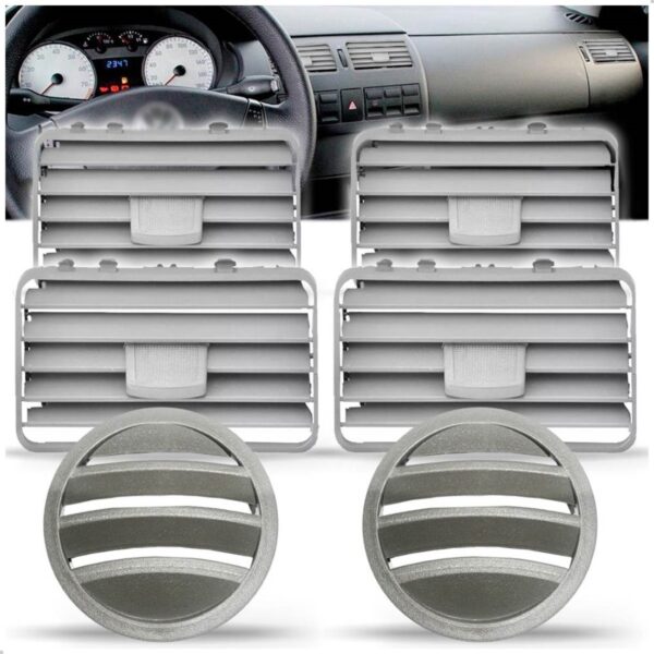 Tela Difusor De Ar Painel Gol Saveiro Parati G3 Kit 6 Peças