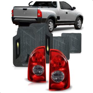 Par Sinaleira Montana 2005 A 2010 Fume + Jogo Tapete Pvc