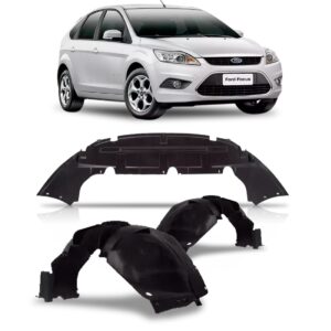 Kit Defletor Protetor Carter Inf. Focus 2009 A 2013 3 Partes