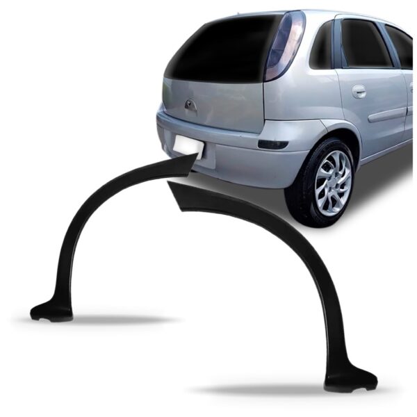 Par Moldura Parachoque Traseira Corsa Hatch 2003 À 2012