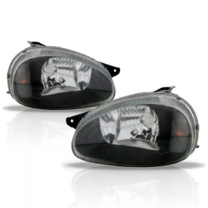 Kit Combo Farol E Sinaleira Corsa Wind 94 A 02 Mascara Negra