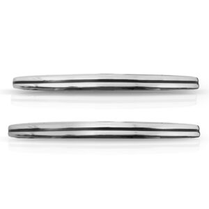 Kit Parachoque Dianteiro E Traseiro Fusca 77 Até 96  Cromado