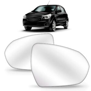 Par Lente Retrovisor Agile Montana 2012 A 2017 Com Base