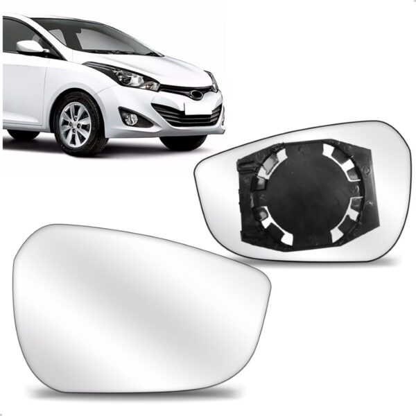 Par Lente Retrovisor Hb20 Hatch Ou Sedan Elantra 2011 A 2016 Direito + Esquerdo