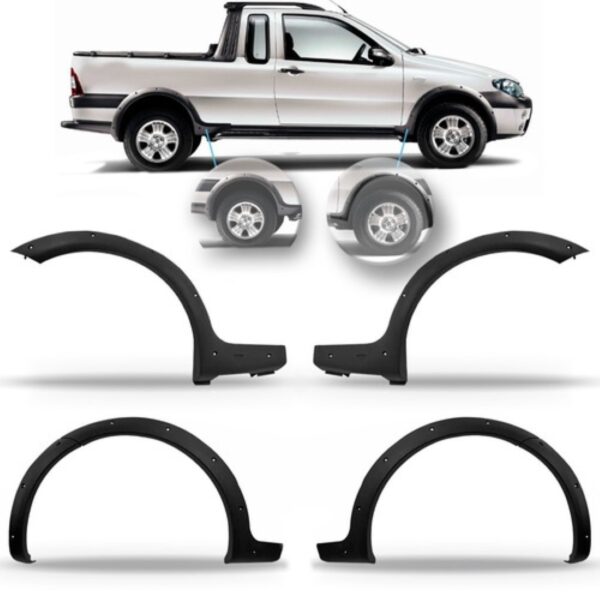 Kit Alargador Moldura Paralama Strada Adventure 1998 A 2004