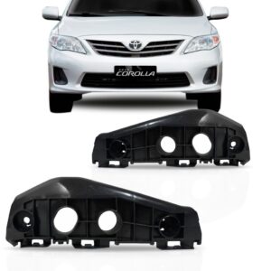 Par Guia Suporte Parachoque Dianteiro Corolla 2012 A 2014