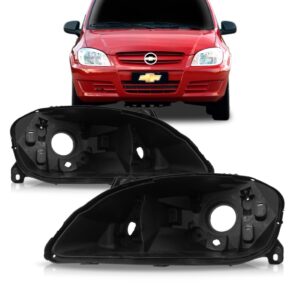 Par Carcaça De Farol Celta Prisma 06 07 08 09 10 11 12 13.