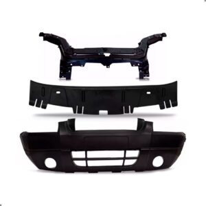 Kit Parachoque Para Ford Ecosport 2003 A 2007 Dianteiro Preto