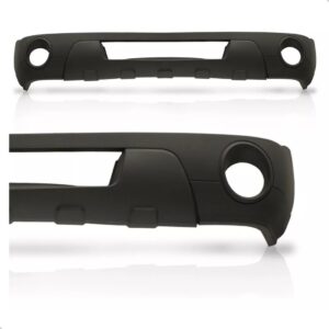 Kit Spoiler E Grade Cromada Para Pickup Ranger 2005 A 2009 Preto