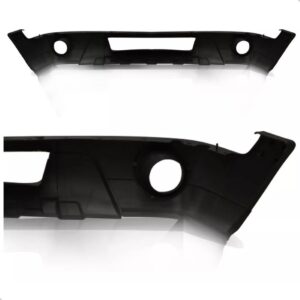 Kit Spoiler E Grade Cromada Para Pickup Ranger 2005 A 2009 Preto