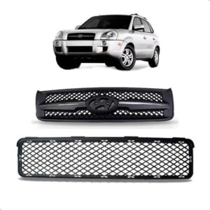 Par De Grade Para Tucson 2005 A 2016 Superior E Inferior Fosco