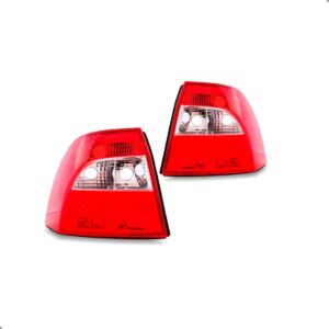 Kit Lanterna Vectra 2000 A 2004 Com Aplique Tampa Vermelho