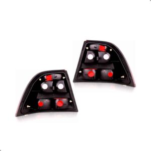 Kit Lanterna Vectra 2000 A 2004 Com Aplique Tampa Vermelho